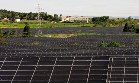La Narbonnaise photovoltaic solar farm Alternative Energy, France - June 2009