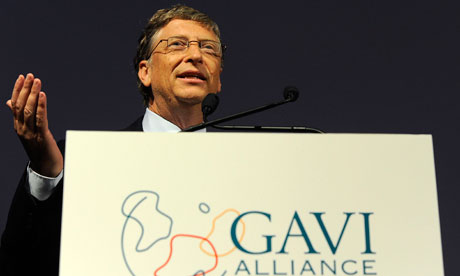 Bill Gates speaks at the Global Alliance for Vaccines and Immunisation ...