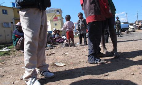 MDG : Aid crisis in Madagascar : poverty in Andohotapenaka II district of the capital Antananarivo