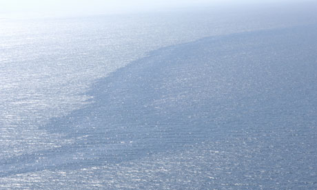 Shell Gannett Alpha platform oil spill in North Sea 