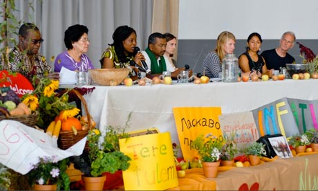 MDG : Second day at meeting of European Forum for Food Sovereignty in Krems, Austria 