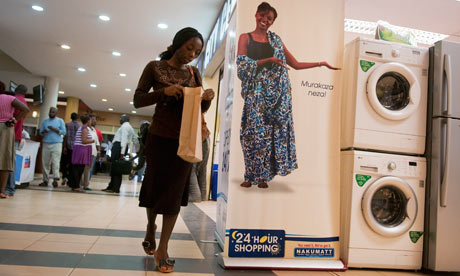 MDG : Aid effectiveness : Union Trade Centre shopping mall in Kigali, Rwanda