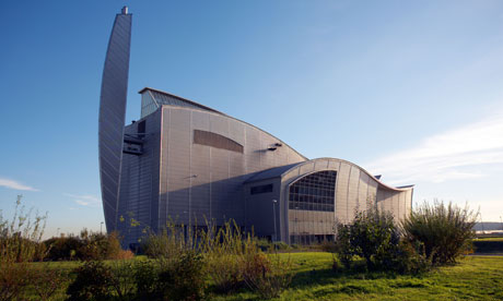 Incinerator at the Crossness Sewage where Poo flakes generated at a Slough sewage works are used