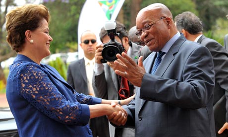 MDG : Emerging economies IBSA : Dilma Rousseff and Jacob Zuma