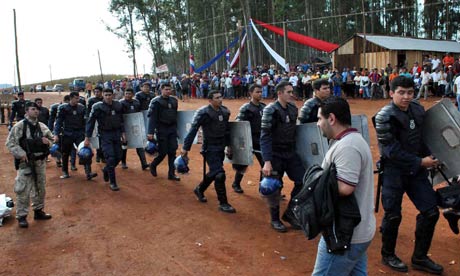 MDG : Land dispute between Paraguayan and Brazilian farmers