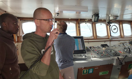 John Vidal blog : Greenpeace ship The Arctic sunrise off west africa coast for over fishing campaign