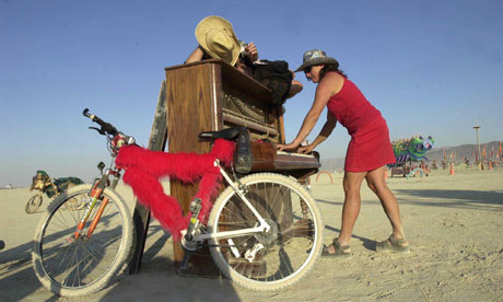 Bike blog : Cycling to music festival :Burning Man Festival