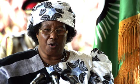MDG : Malawi new President Joyce Banda 