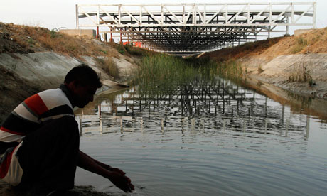 MDG : Renewable Energy : canal-top solar power part of Sardar Sarovar Project in India
