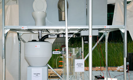 A solar powered toilet designed by the California Institute of Technology for the Reinvent the Toilet challenge. Photograph: Michael Hanson/Gates Foundation