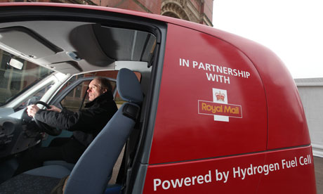 FAQs on Hydrogen : hydrogen powered Microcab used by Royal Mail on Birmingham campus