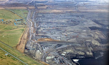 Opencast coal mine in Inner Mongolia, China