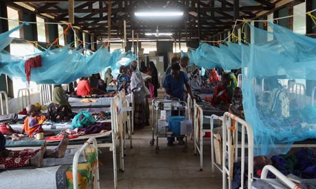 MDG : Dadaab refugee camp : MSF hospital at Dagahaley camp