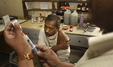MDG : Tuberculosis patient in New Delhi, India
