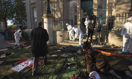 Felt Impacts of the Tar Sands artwork unveiled at the Canada Europe Energy Summit in London