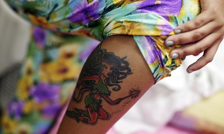 Brazilian child sex worker tattoo