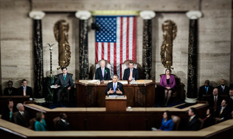 President Barack Obama Delivers the State of the Union Address