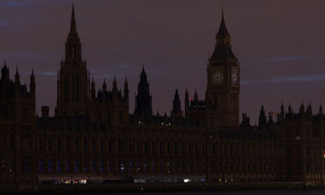 Lights Out For Earth Hour 2012 in London