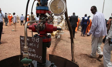 MDG Africa economy : South Sudan new oil well in the Thar Jath field in Unity state