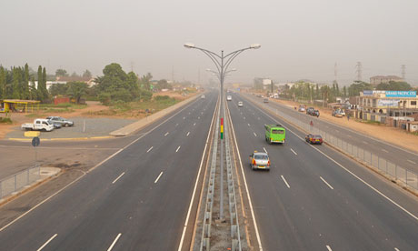 MDG : Trans-West African Highway Network : George W Bush Motorway, N1 highway in Accra, Ghana