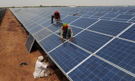 Terra India : Gujarat solar park at Charanka village of Patan district