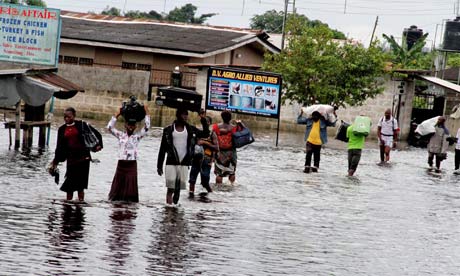MDG : Natural disaster and displaced people : Niger delta affected by worst flood in 50 years