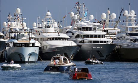 MDG : Tax avoidance at G8 : Luxury yacht in Monaco