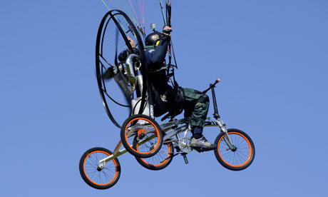 The Paravelo, XploreAir X1, the world first production flying bicycle