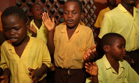 MDG : Blind children at the Milton Margai School for the blind, Freetown, Sierra Leone
