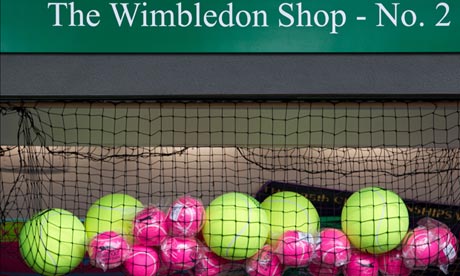 Tennis balls at The Wimbledon Tennis Championships