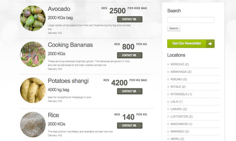 MDG : Kenya tech firm tells farmers the real price of their produce : M-Farm market place