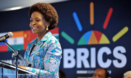 MDG :  BRICS summit in Durban, Maite Nkoana-Mashabane