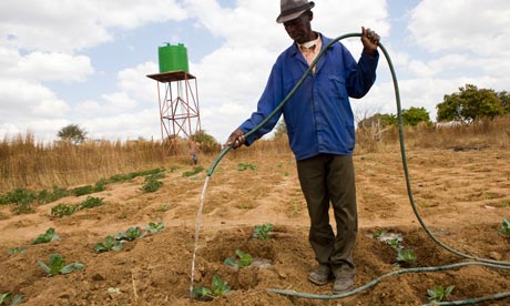 CAFOD / IIED on energy delivery : solar borehole, Matahatata village, Monze, Zambia