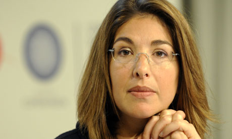 Canadian author and anti globalization activist Naomi Klein 