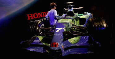 Honda's Earth car is launched at the Natural History Museum