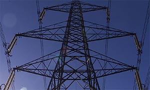 Electricity pylons