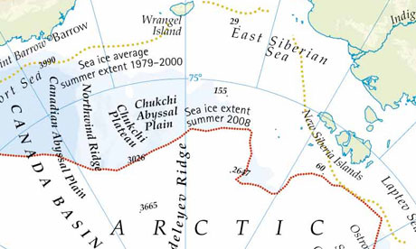 Arctic Sea Map