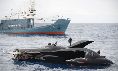 Sea Shepherd damaged vessel