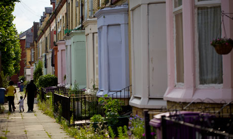 Boarded up houses in Liverpool