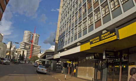 A Western Union office in the Kenyan capital, Nairobi
