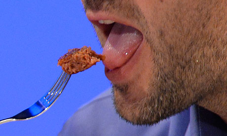 The lab-grown burger