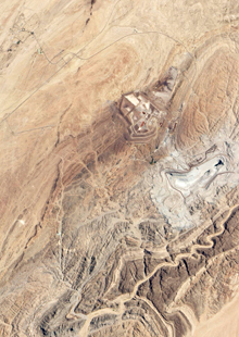 Rossing uranium mine near Swakopmund, Namibia
