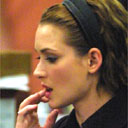 Winona Ryder hears the verdict in her trial for shoplifting