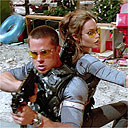 Brad Pitt and Angelina Jolie in Mr and Mrs Smith