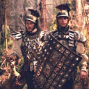 Heath Ledger and Matt Damon in The Brothers Grimm