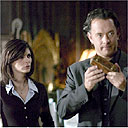 Audrey Tatou and Tom Hanks in the Da Vinci Code 2006