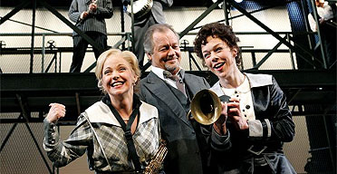 David Soul and Janie Dee, right, in Mack & Mabel, April 2006