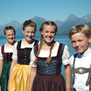  The four von Trapp family descendents, (L-R) Amanda, Melanie, Sofia and Justin