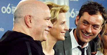 Anthony Minghella and the cast of Breaking and Entering
