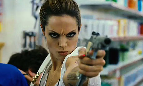 angelina jolie wanted gun. Angelina Jolie in Wanted